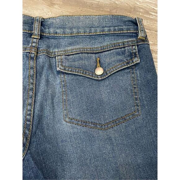 Vintage Tommy Hilfiger Boot Cut Jeans Low Rise Flap Pocket Women’s Juniors Sz 5 - Picture 7 of 8